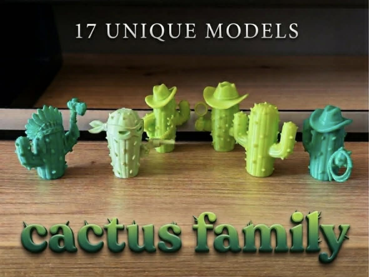Ultimate Cactus Crew - 17 Characters Collection