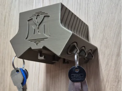 Magnetic V6 Engine Block Key Holder