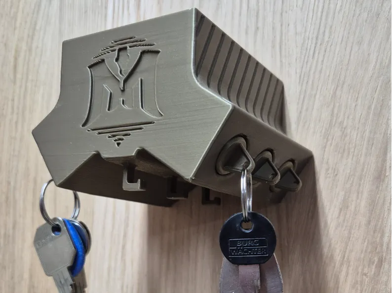 Magnetischer V6-Motorblock Schlüsselhalter