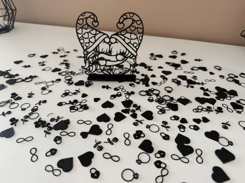Valentines Table Decor 