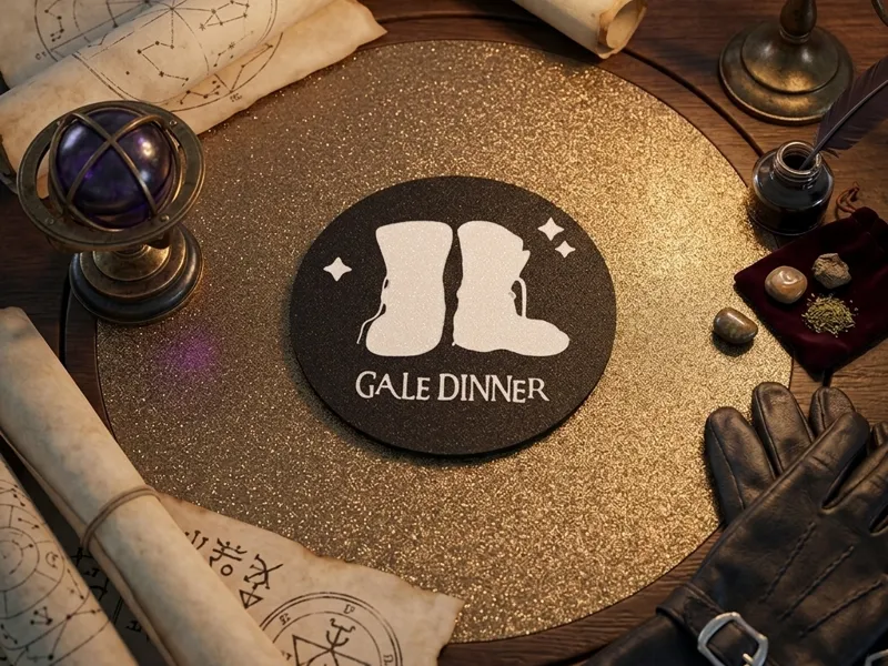 Gale’s Mystra-Approved Boot Coaster - BG3 Tribute