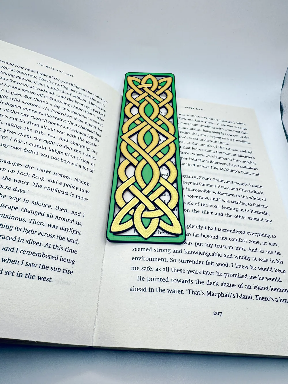 Celtic Knotwork Bookmark Irish Inspired Design - Free 3D Print Model ...