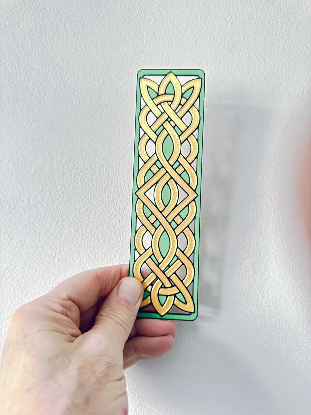 Celtic Knotwork Bookmark Irish Inspired Design - Free 3D Print Model ...