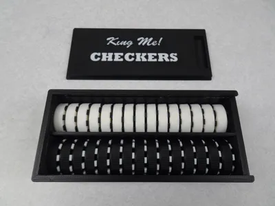 King Me! Deluxe Checkers