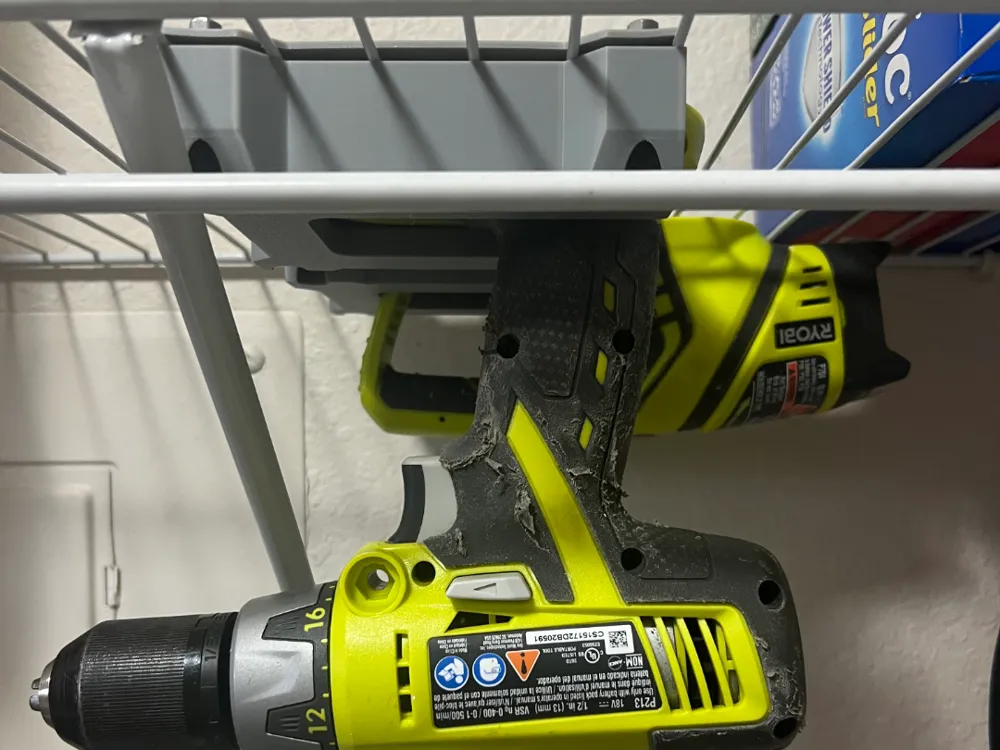 Wire Shelf Hanger Bracket Compatible with Ryobi Tool Holders