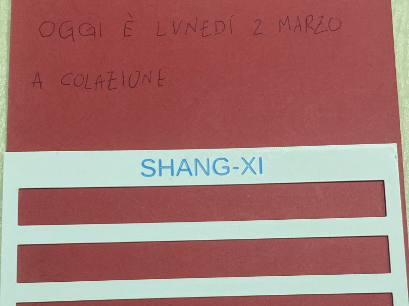 Template Scrittura Bambini Riutilizzabile