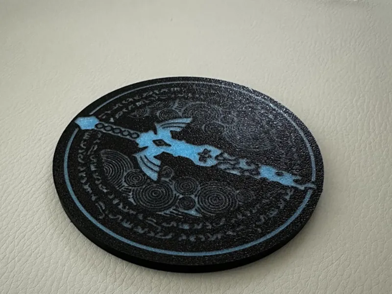 Zelda: TOTK Master Sword Coaster