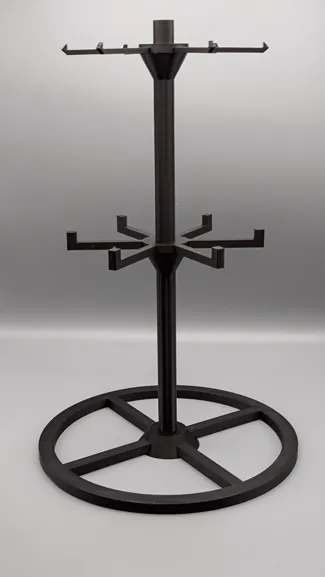 Spinning Keychain Display Wider Base.