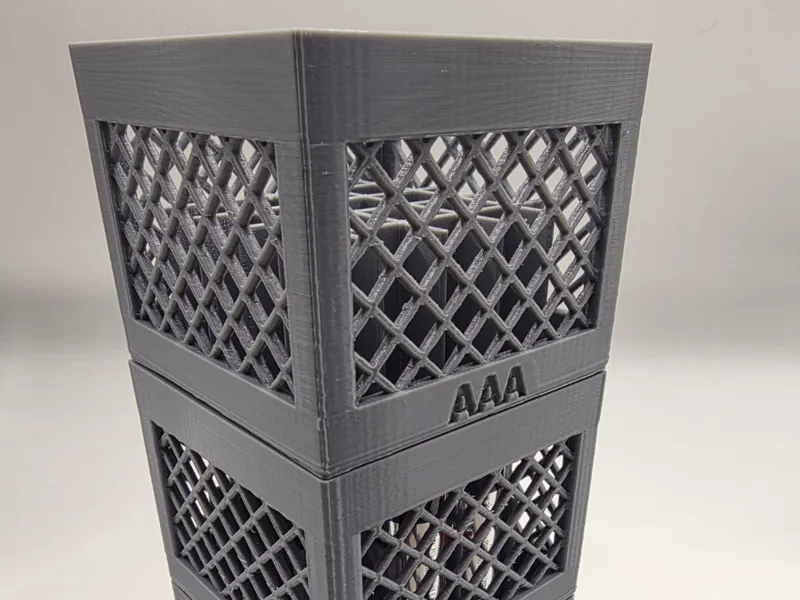 Battery Storage Crate Stacker
