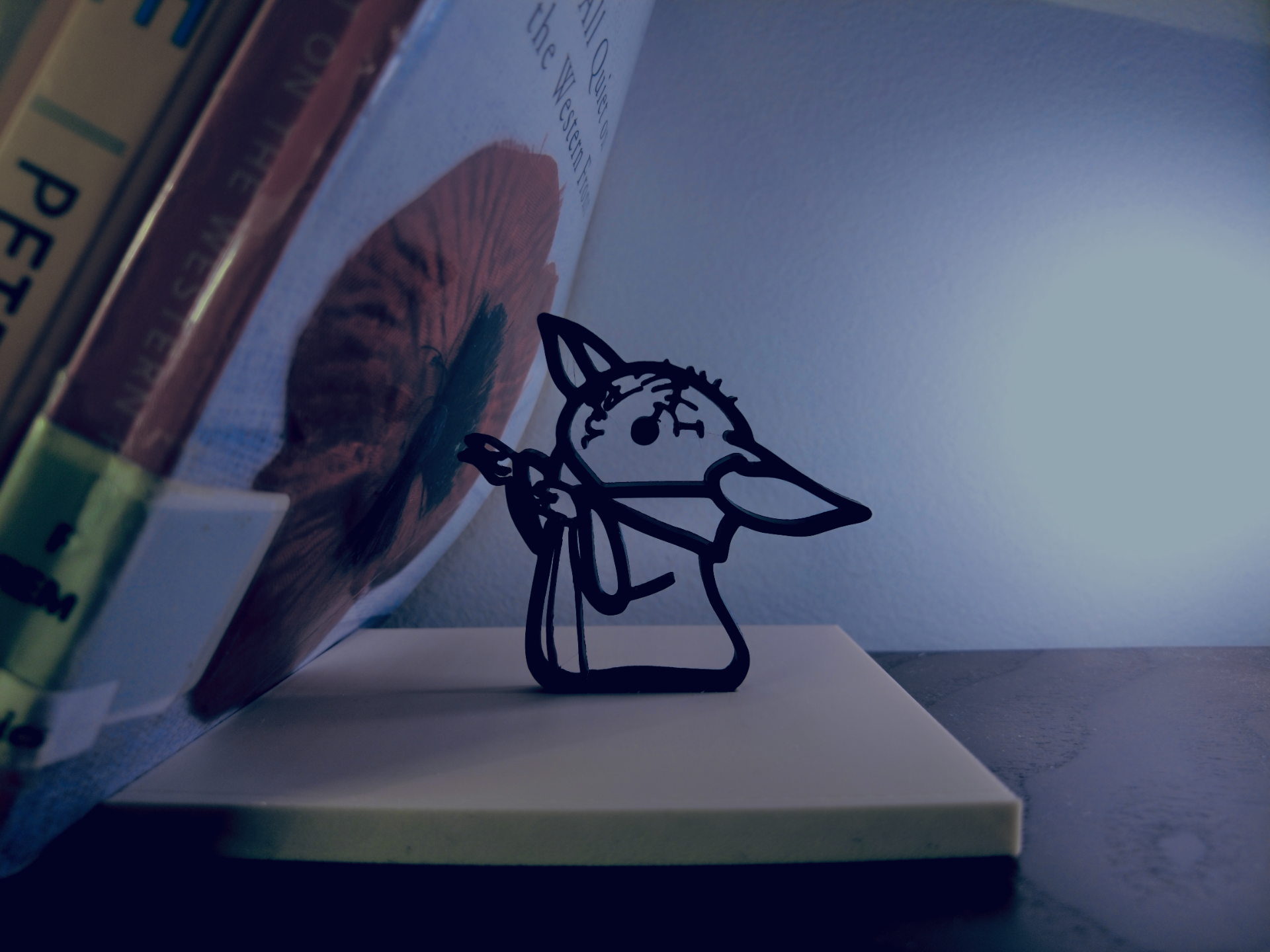 Baby Yoda Levitating Bookend - Cute and Cool!