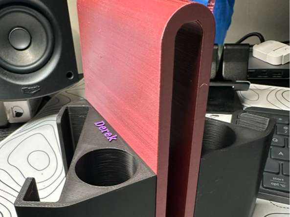 Modular Tennis Net Phone + Cup Holder (Slide-On)