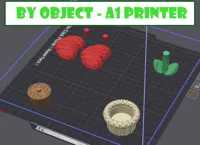 AMS, ONE PLATE, Rearranged to work with A1 Printer