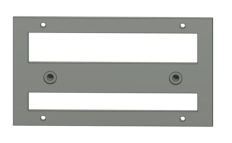 CRV Front plate holder (No holes)