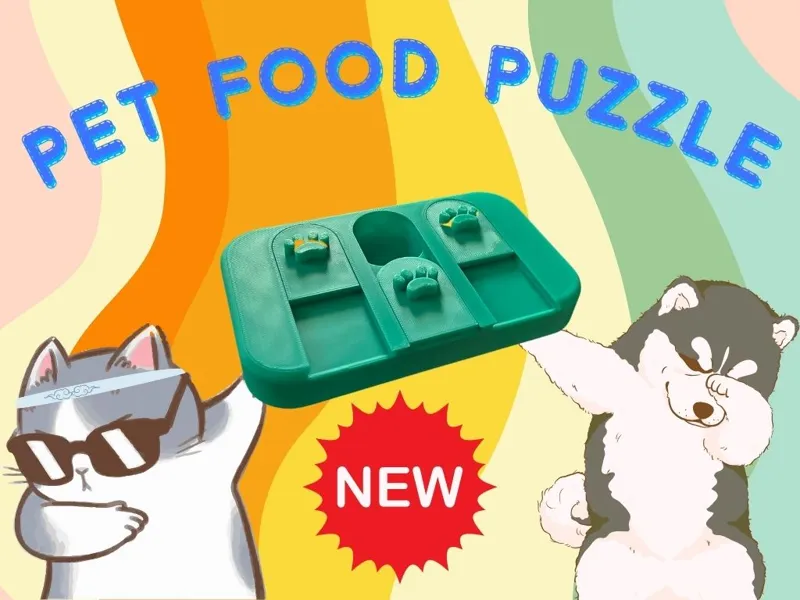 Pet food puzzle / Brain training / toy