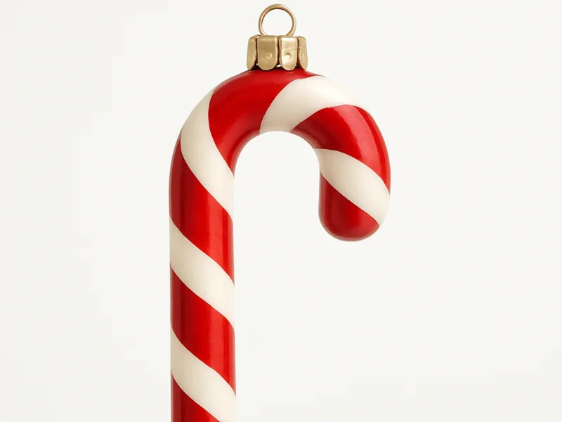 Candy Cane Christmas ornament