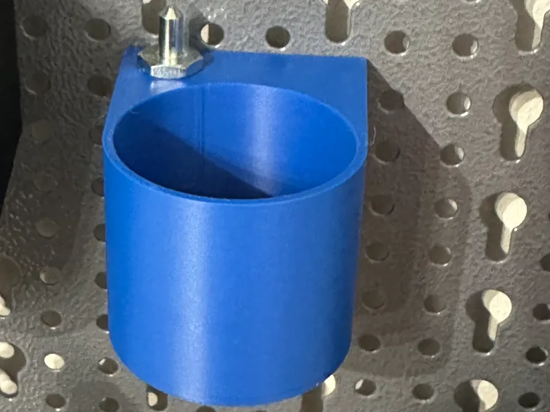 Kuepper pegboard Mini Grease Gun holder