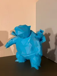 Blastoise low poly (Pokémon) — photo 2