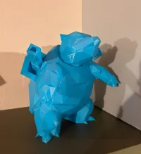 Blastoise low poly (Pokémon) — photo 1