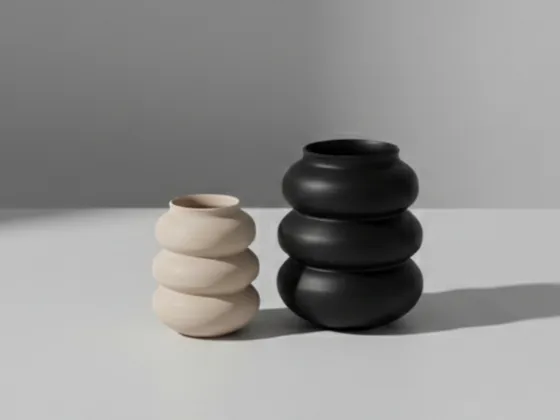 Organic Layered Vase