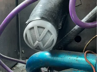 VW Beetle Heater Fan Shroud Plug