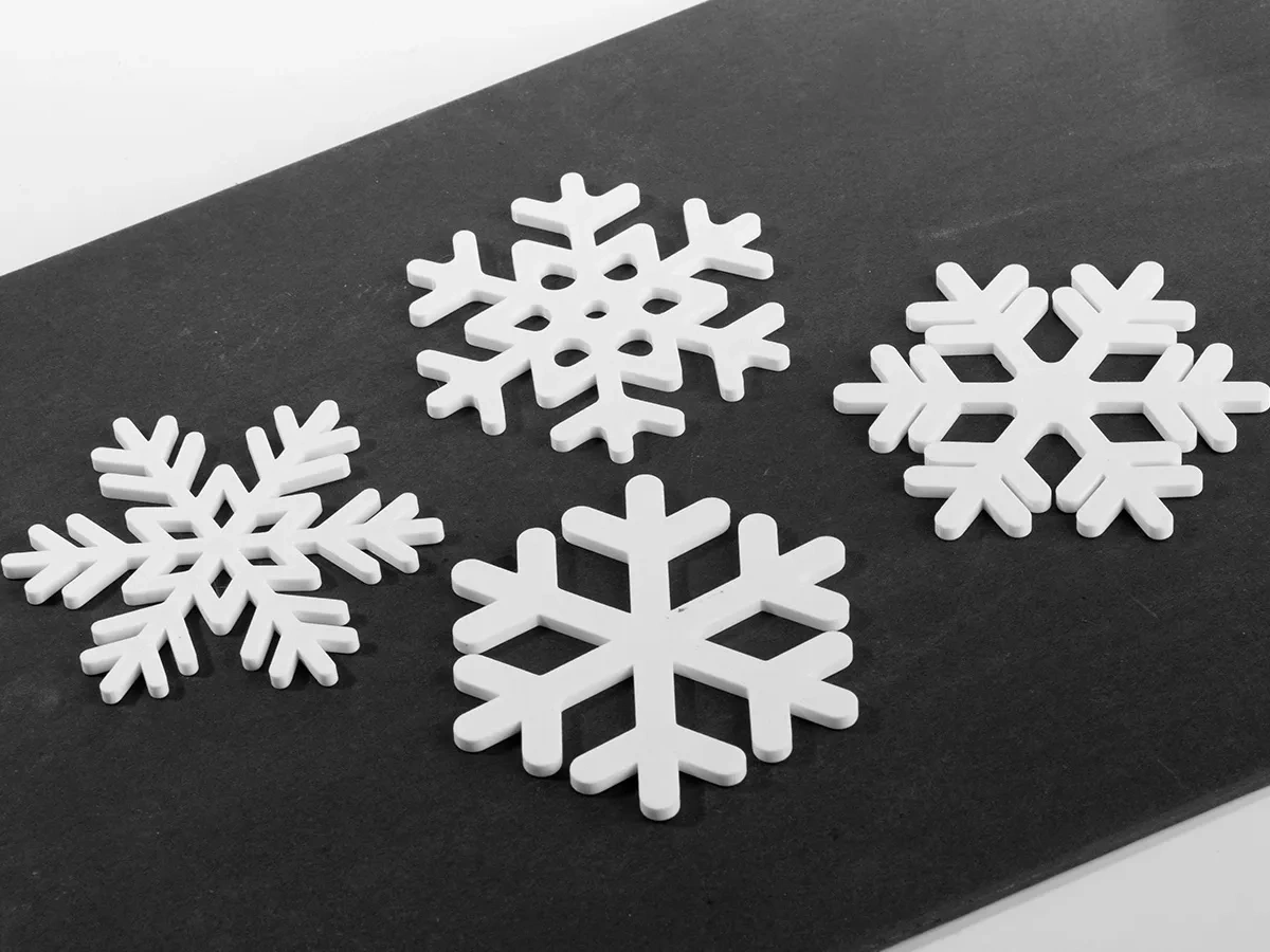 Miniatura 1 do modelo 3D 雪花杯垫