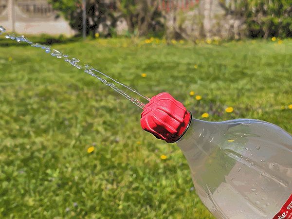 Water Bottle Sprinkler Cap (print in place)