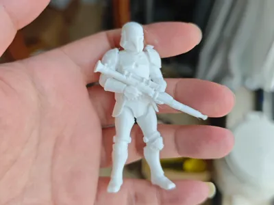 Star Wars Action Figure and Collectible Figurine, Scalable for Printing, Children's Plaything, Display Model, One-Click Print-in-Place