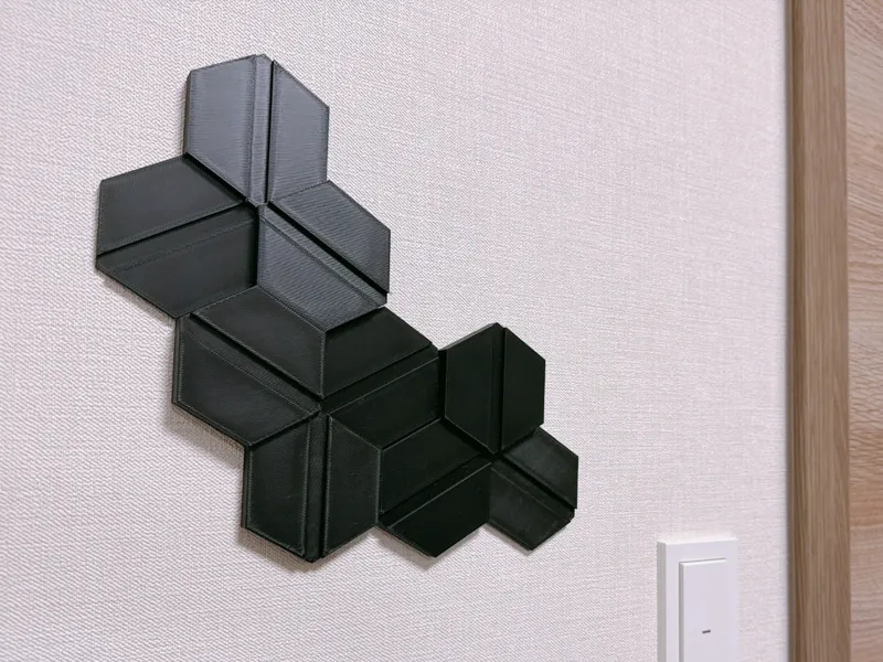 CyberHex Parametric Wall Panel - Futuristic Decor