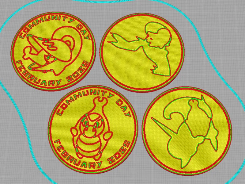 PoGo Community Day #98 coin - Karrablast/Shelmet