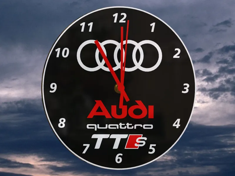 Ziffernblatt für Audi TTS Wanduhr