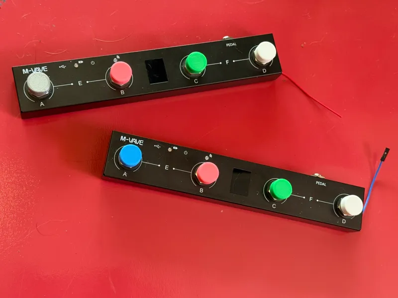 Stomp switch caps for M-VAVE Chocolate Bluetooth
