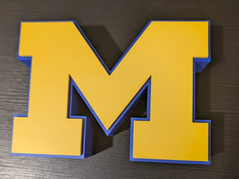 Michigan Wolverines Block M