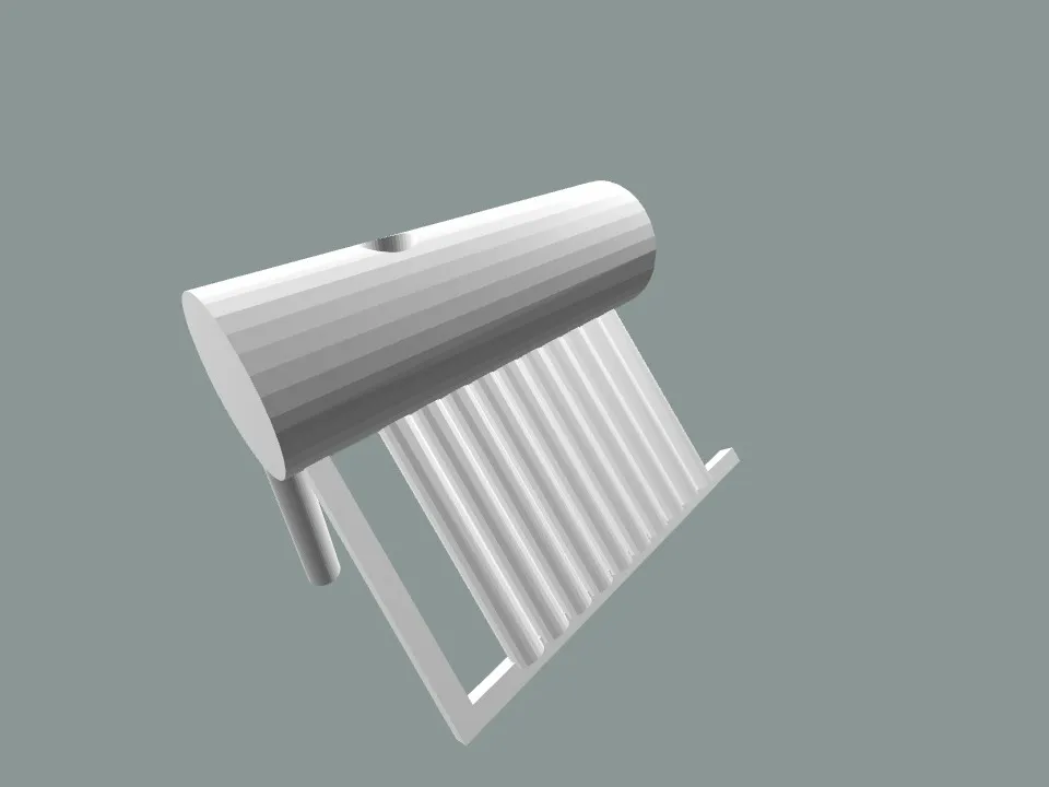 Maquette de chauffe-eau solaire