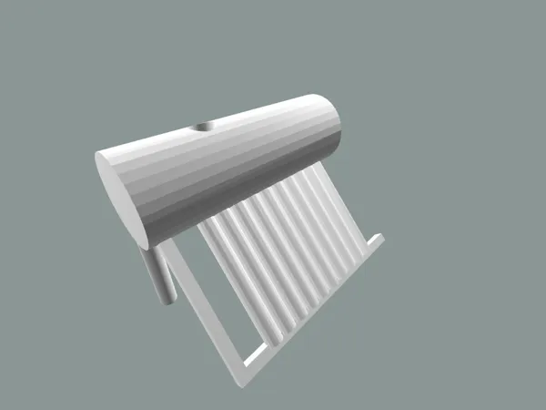 Maquette de chauffe-eau solaire
