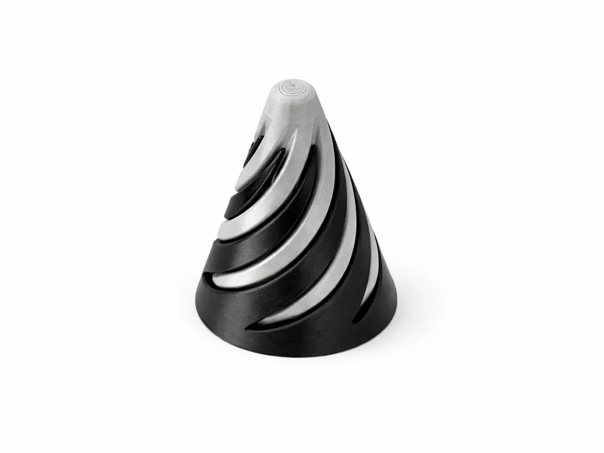 Fidget spirale à faire tourner