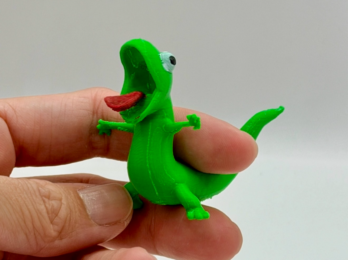 Miniatura 1 do modelo 3D lizard meme 