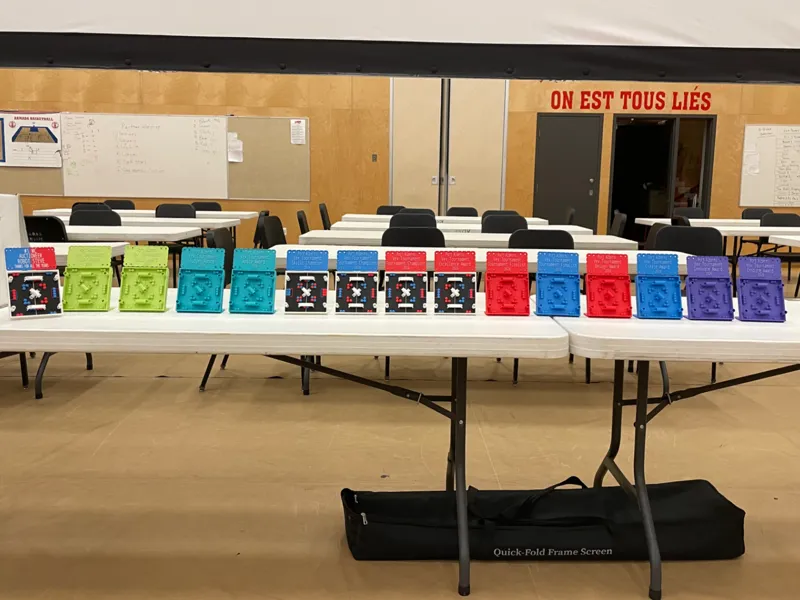 Vex V5 Robotics push back trophy