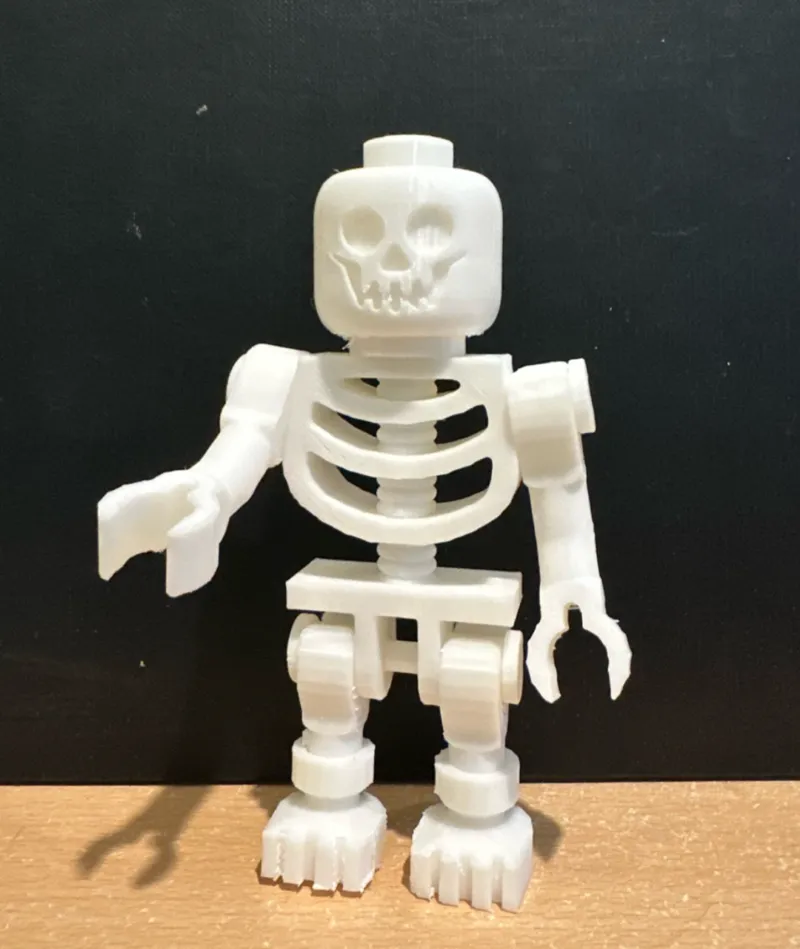 Brick Skeleton Fixed Arms and No Gluing! 3:1 Scale
