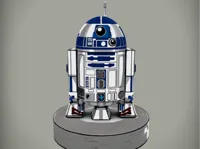 R2D2 WITH BASE