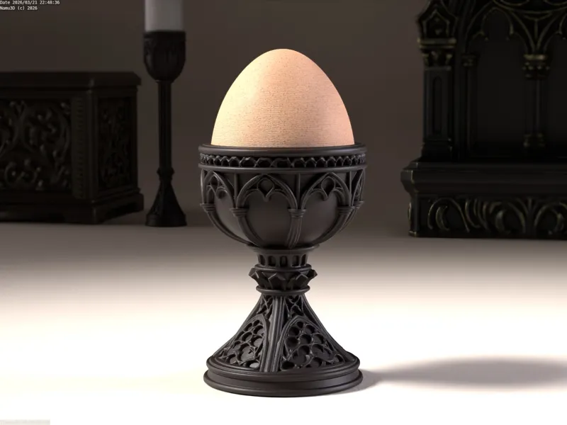 Gothic egg holder