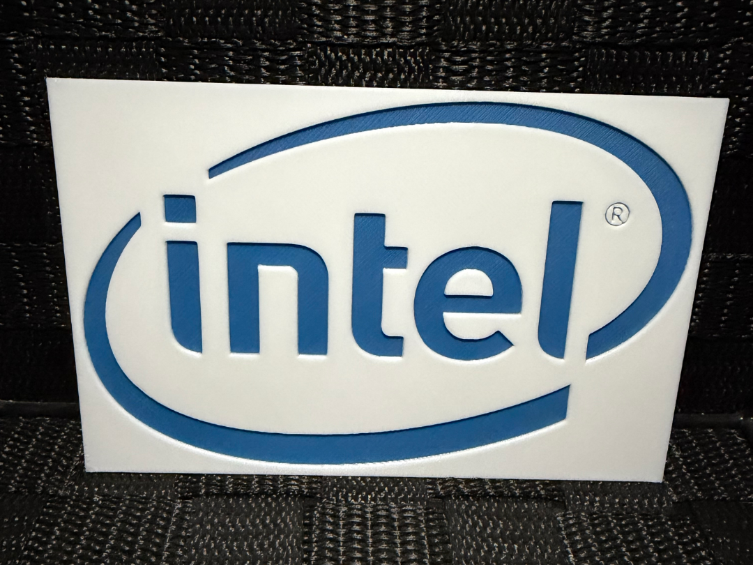 Intel Logo - Hueforge
