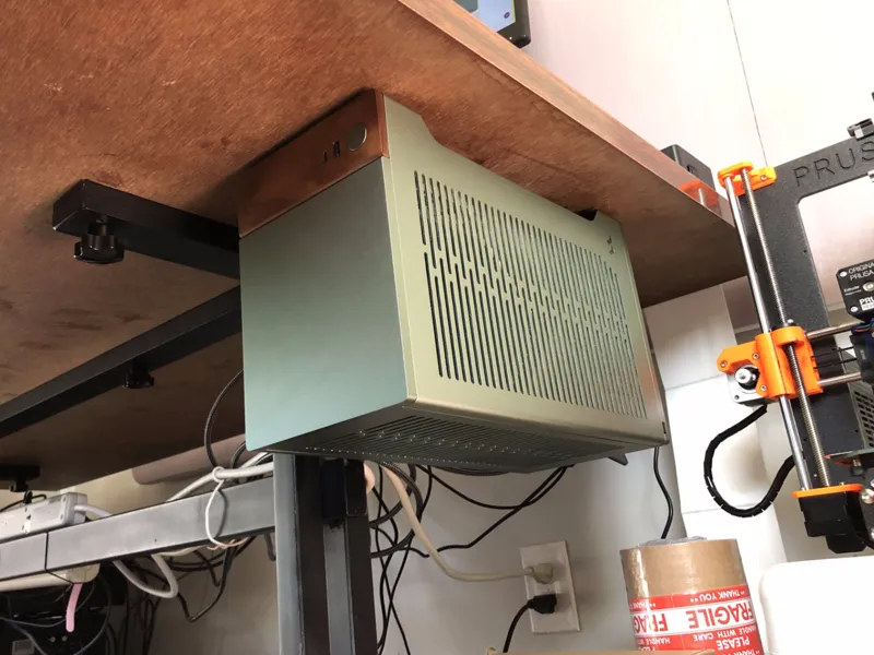 Under Desk Mounting Cleats for Fractal Terra