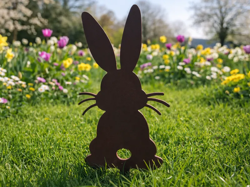 Easter Bunny Garden Stake