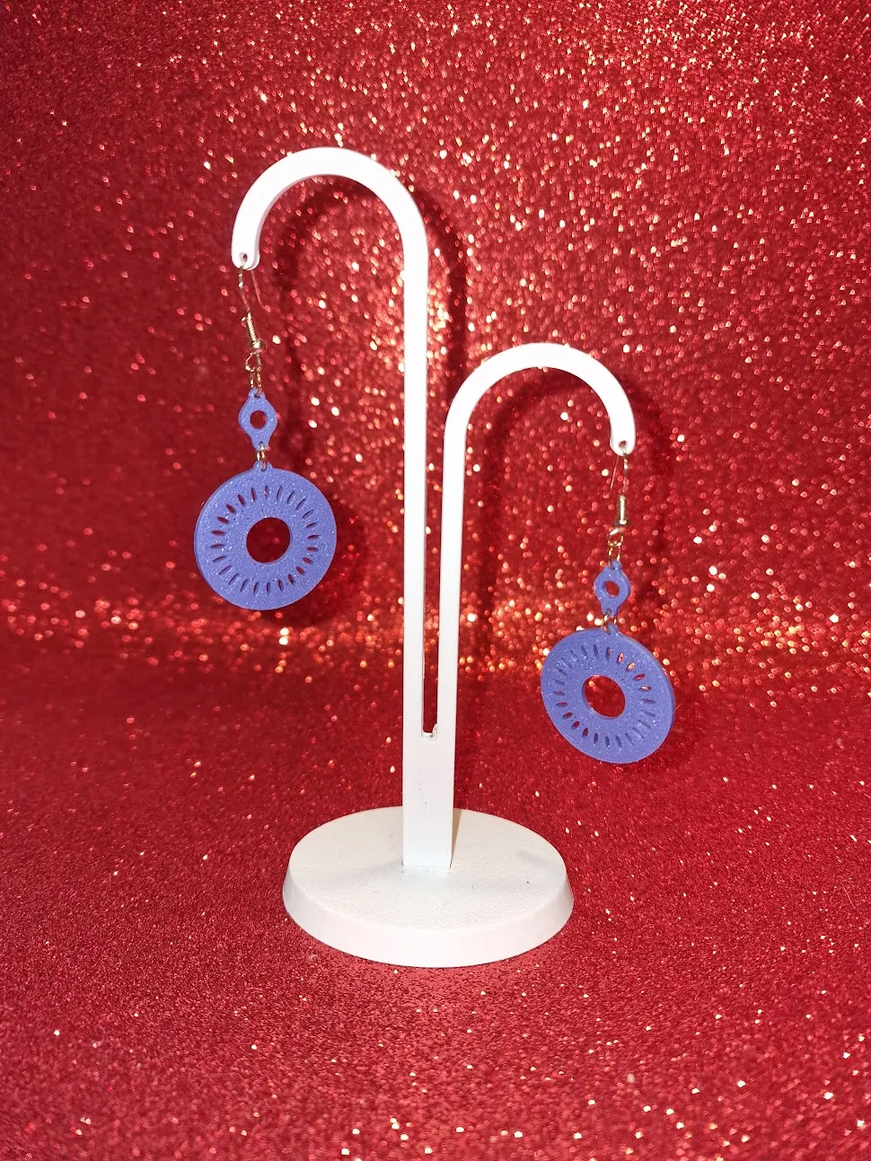 Original sun earrings view 3