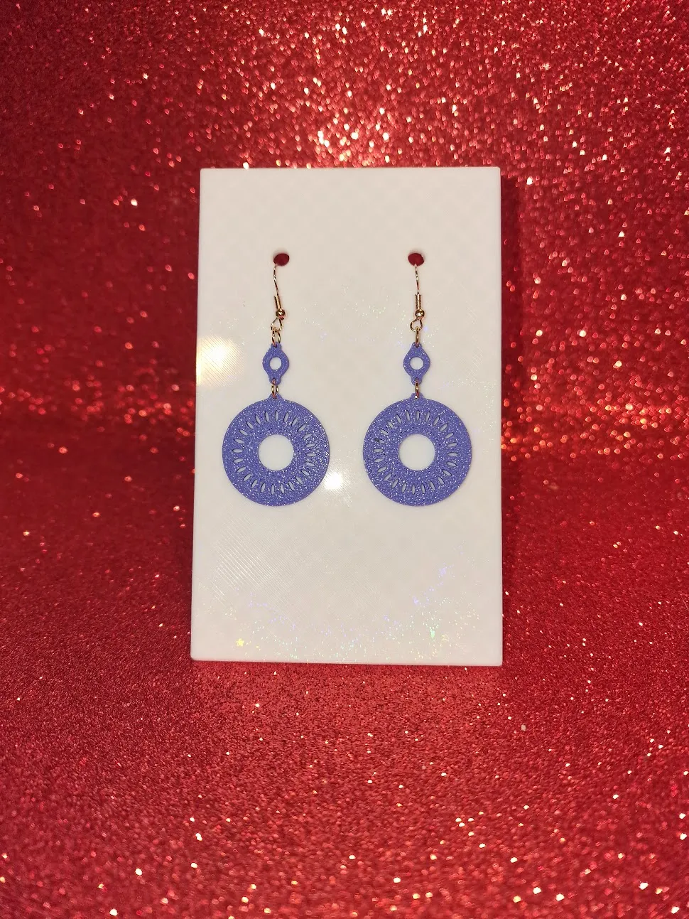 Original sun earrings view 2