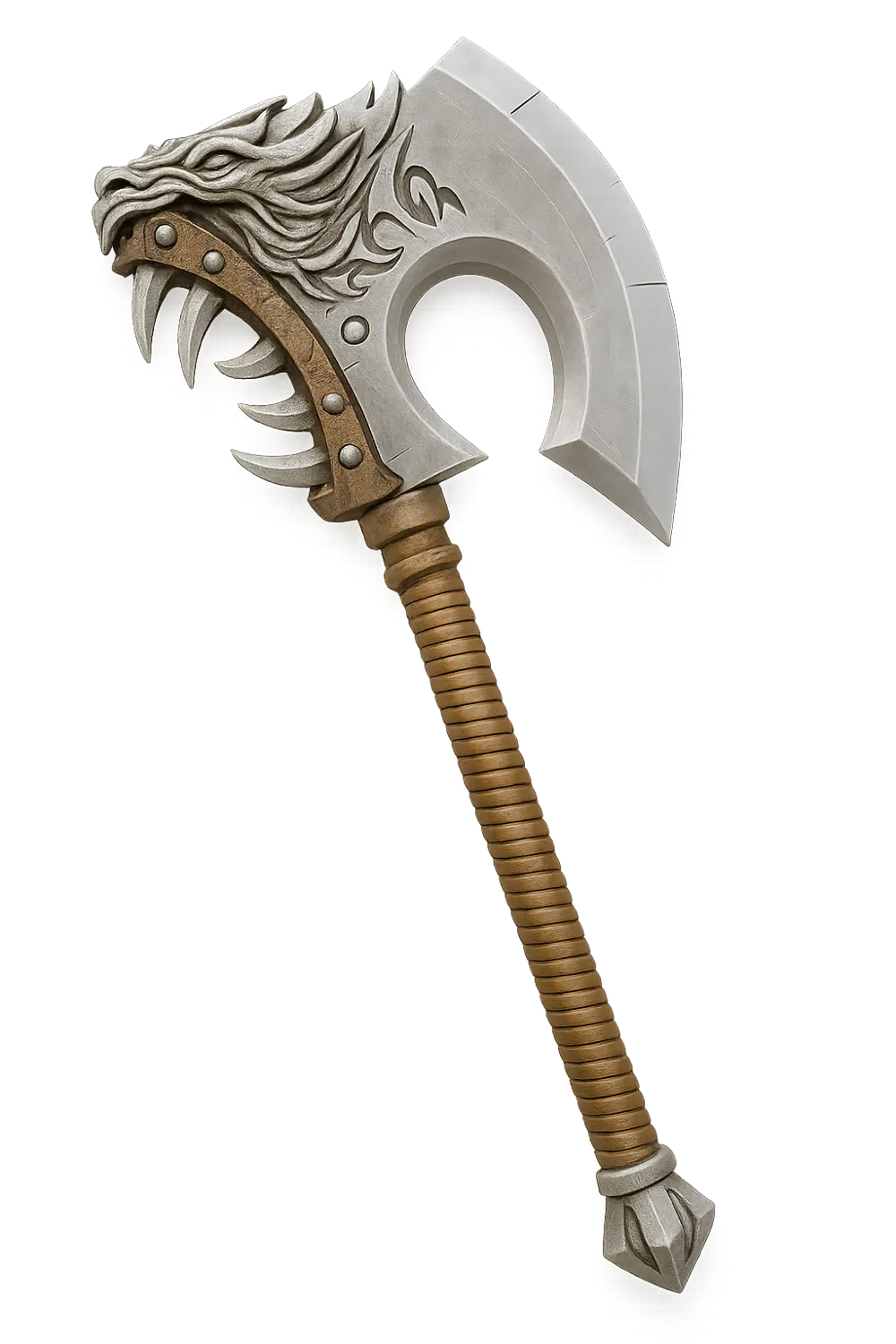 震军吞雷斧（邢道荣的镇魂之器） - MakerWorld 3D Model | 3Drop