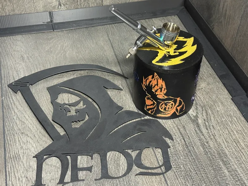 Dragonball Airbrush Stand/Cleaning Pot