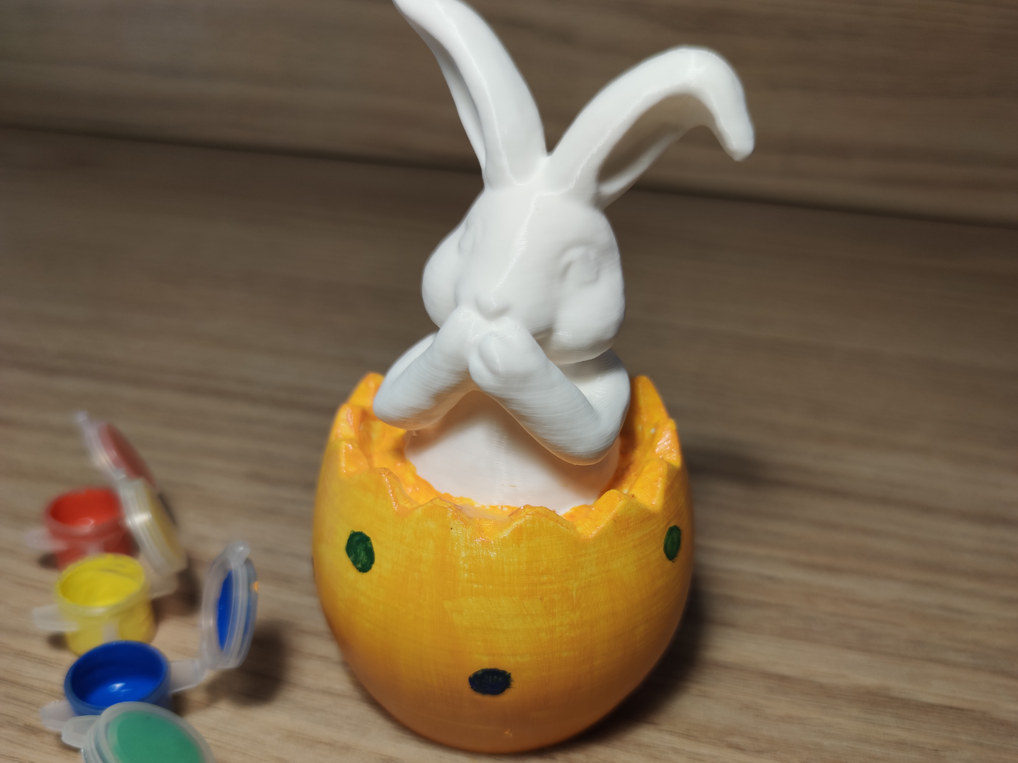 Easter Suprised Bunny Egg