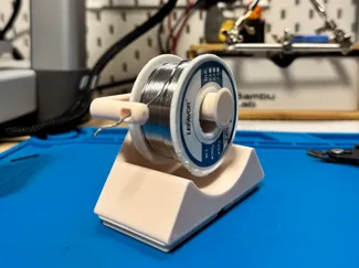 Gridfinity 1x2 Soldering Wire Stand
