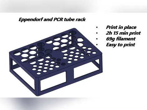 PCR-Vacutainer Holder - Free 3D Print Model - MakerWorld